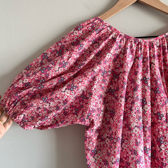 Spell & the Gypsy Poppy Smock Mini Dress | Pink Candy Floral | Size M | NWT - Picture 12 of 16